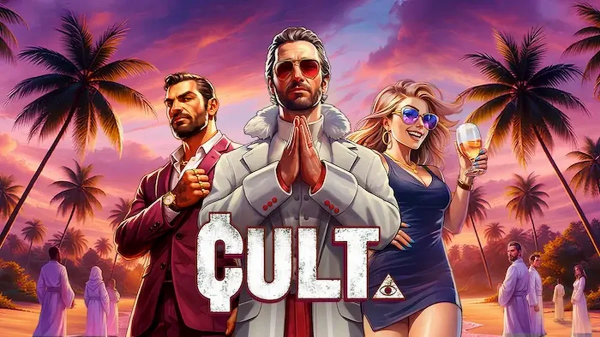 Tampilan visual slot bertema okultisme dengan simbol misterius dan suasana gelap.
